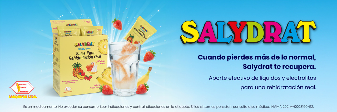 SALYDRAT - Aporte efectivo de líquidos y electrolitos